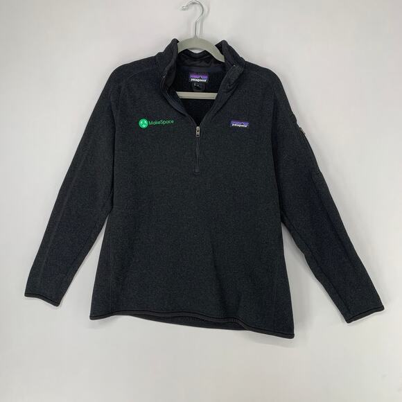 Patagonia Other - Patagonia Better Sweater Womens XL Black 1/4 Zip Fleece Jacket Casual Outdoor
